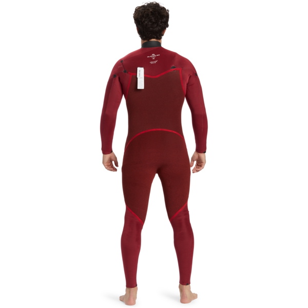 2025 Quiksilver Da Uomo Everyday Sessions 3/2mm Chest Zip Muta EQYW103202 - Thyme